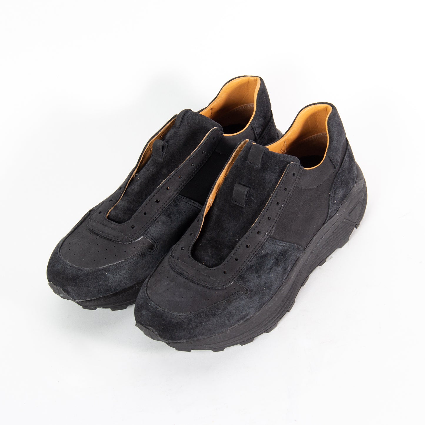 Sneaker Black Calf Suede
