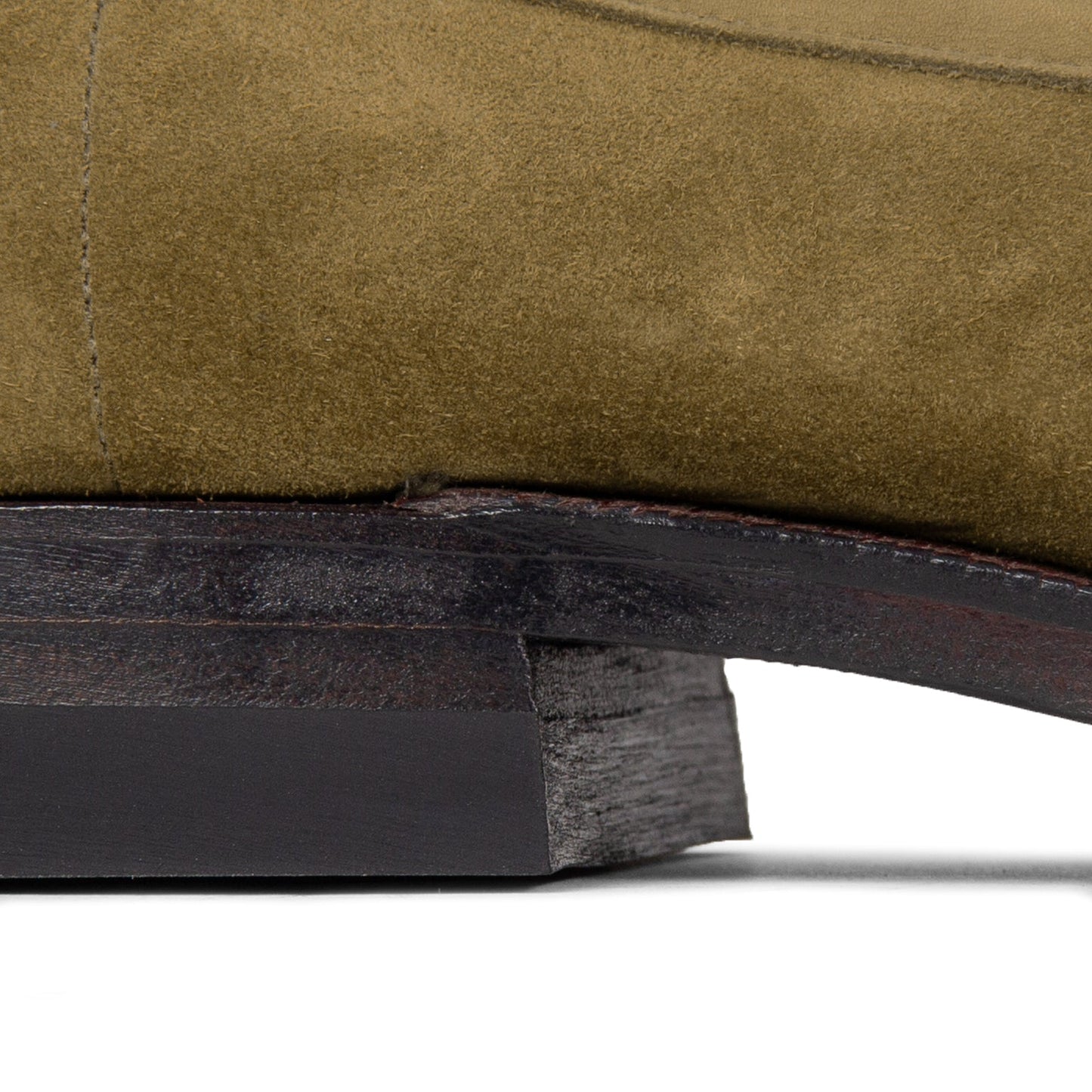 Bristol - Avocado Janus Calf Suede - VIBERG