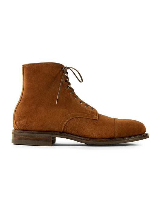 Halkett - Chestnut Calf Suede