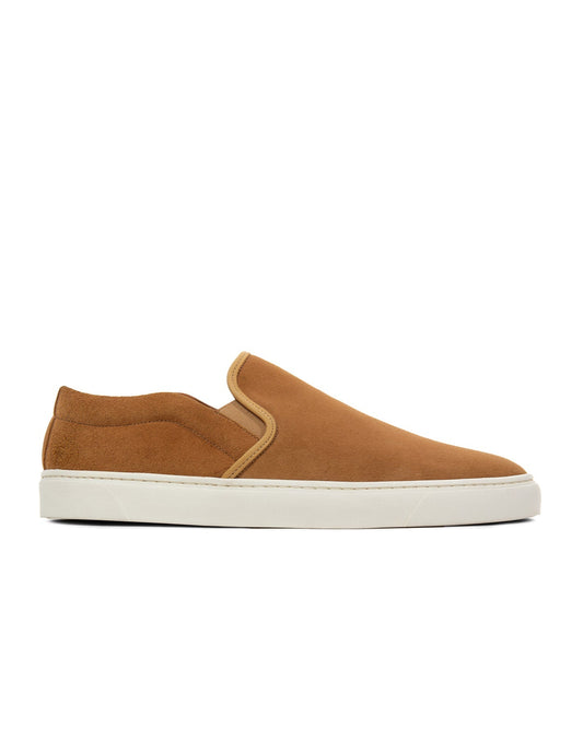 Slip On - Safari Janus Calf Suede