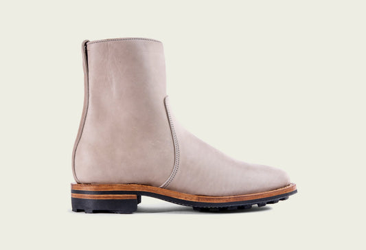 Side Zip Light Grey Horsebutt - VIBERG North America