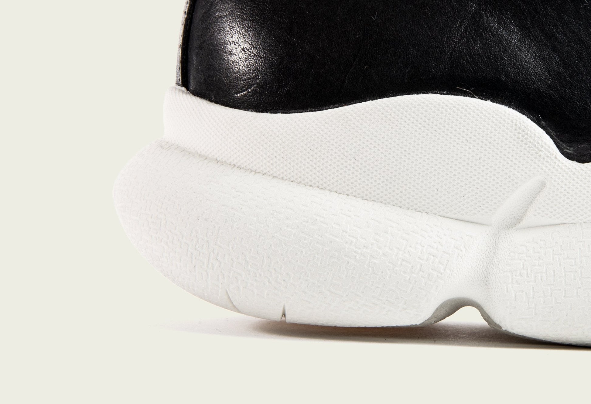 Side Zip Sneaker Black Horsehide - VIBERG North America