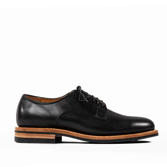 Derby Shoe - Black Classic Calf