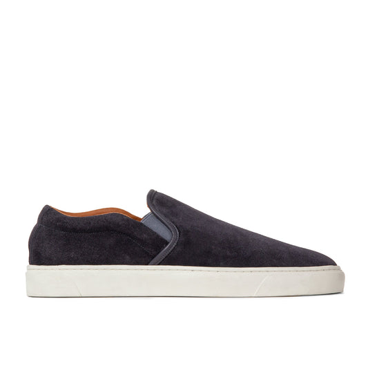 Slip On - Storm Grey Janus Calf Suede