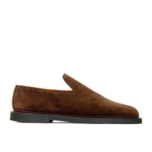 Slipper - Sepia Janus Calf Suede