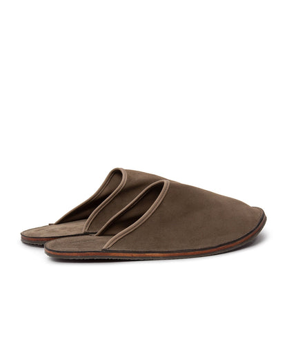 Slide - Fog Janus Calf Suede