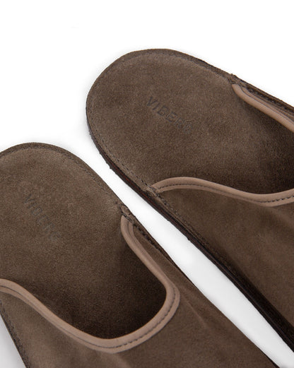 Slide - Fog Janus Calf Suede