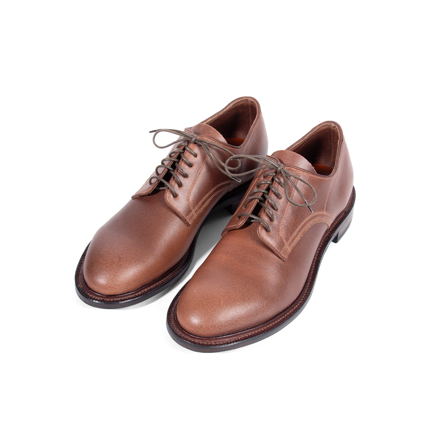 Navvy Cut Shoe - Bracken Latigo Waxed Flesh