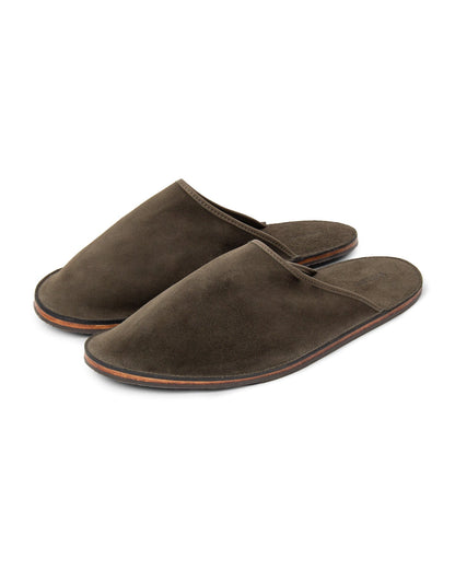 Slide - Loden Janus Calf Suede