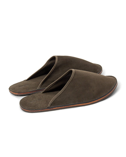 Slide - Loden Janus Calf Suede