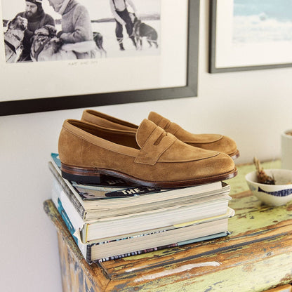 Bristol - Peanut Papillon Calf Suede - VIBERG