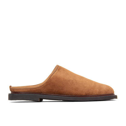 Mule - Acorn Janus Calf Suede - VIBERG