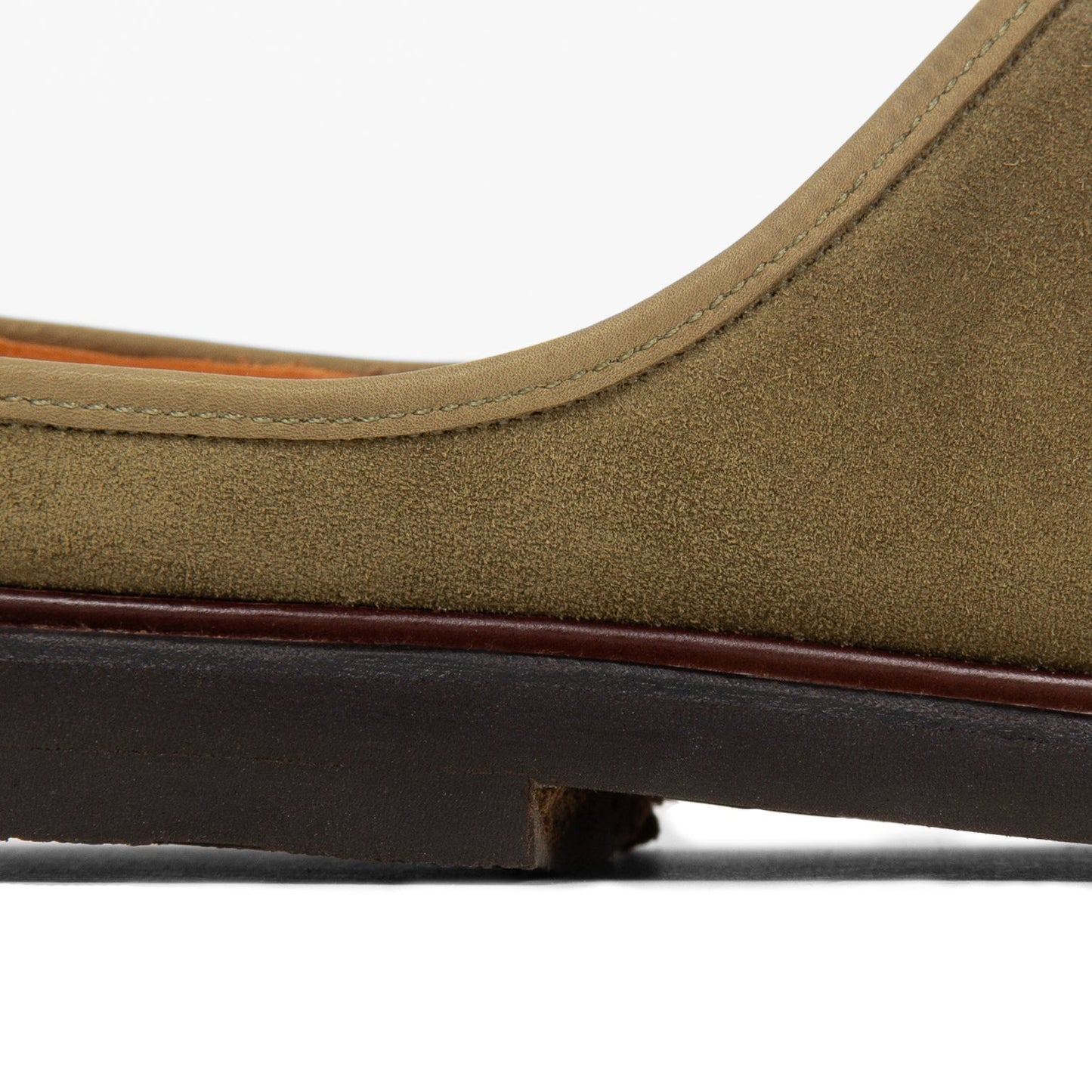 Mule - Avocado Janus Calf Suede - VIBERG