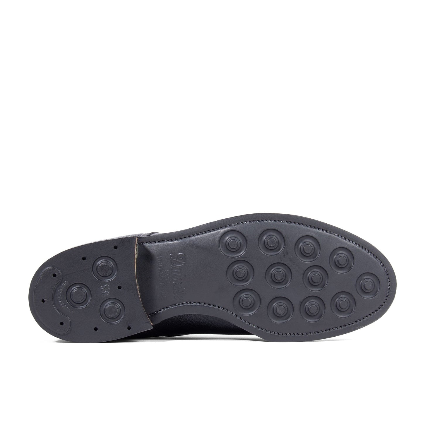 Navvy Cut Shoe - Black Tanganiyka - VIBERG