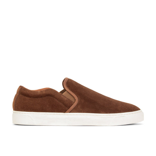 Slip On - Acorn Janus Calf Suede - VIBERG